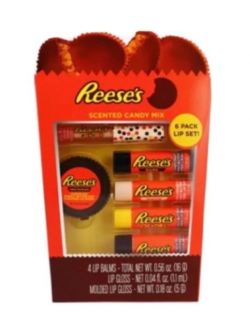 Reese’s Scented Lip Balm  & Gloss Variety Pack - (6ct)